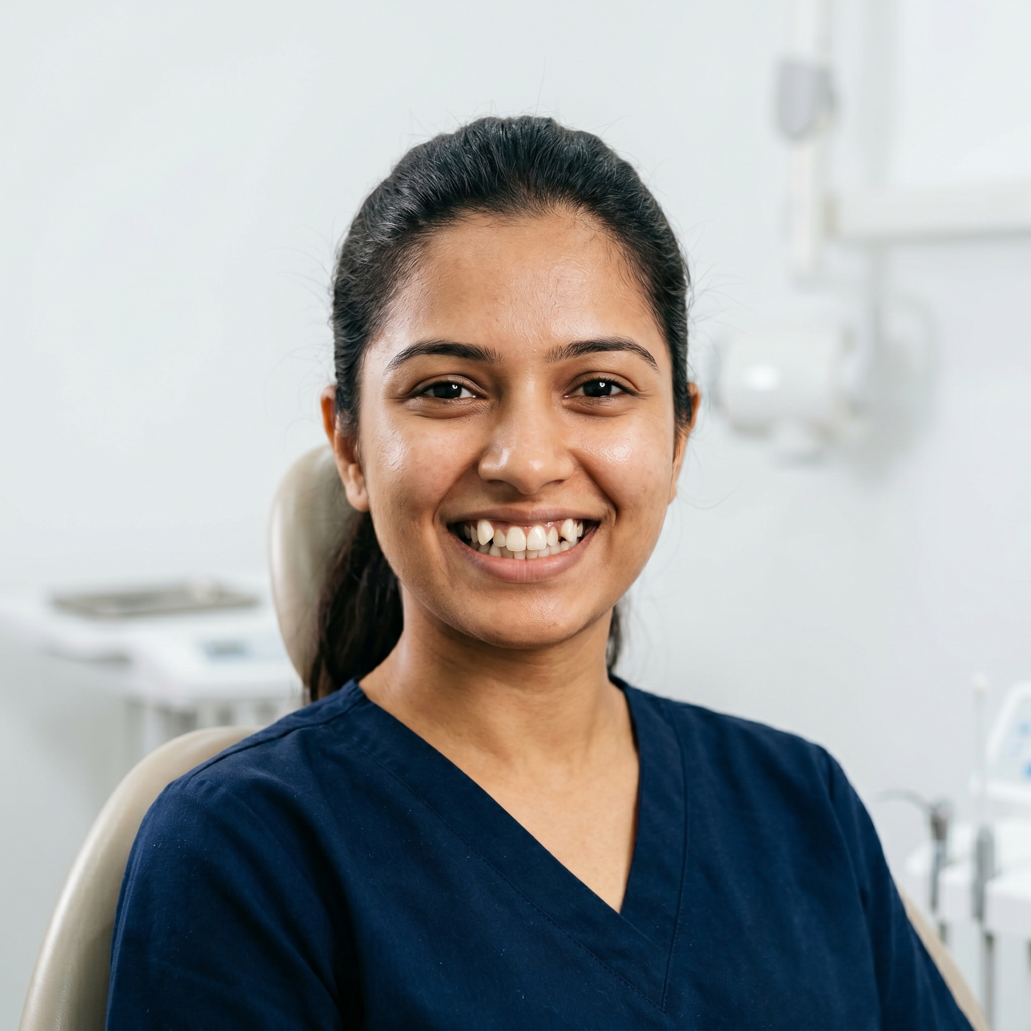 Before Invisalign — Crowded Teeth