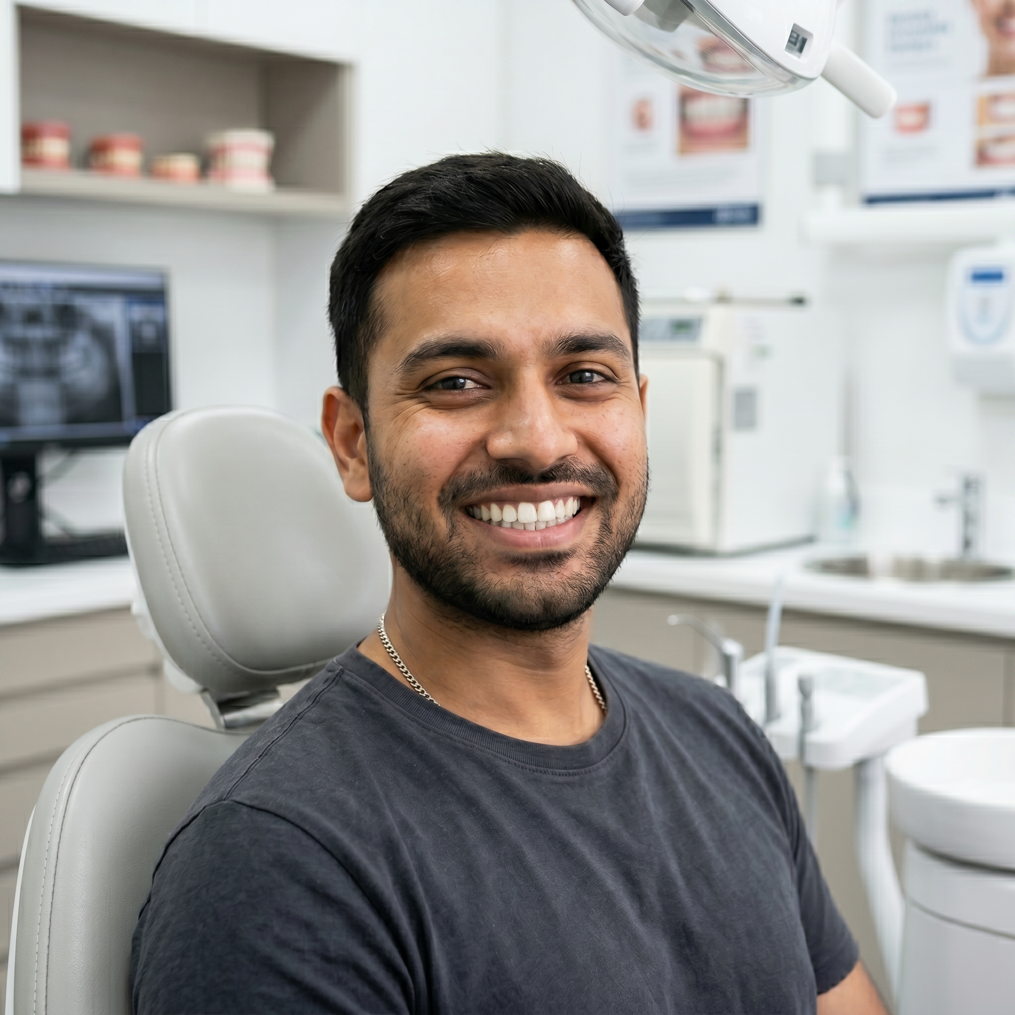 After Invisalign — Closed Gaps